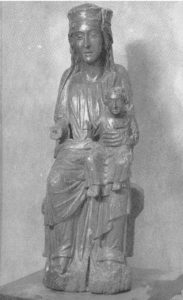 Vierge de Savigny avec la main cassée