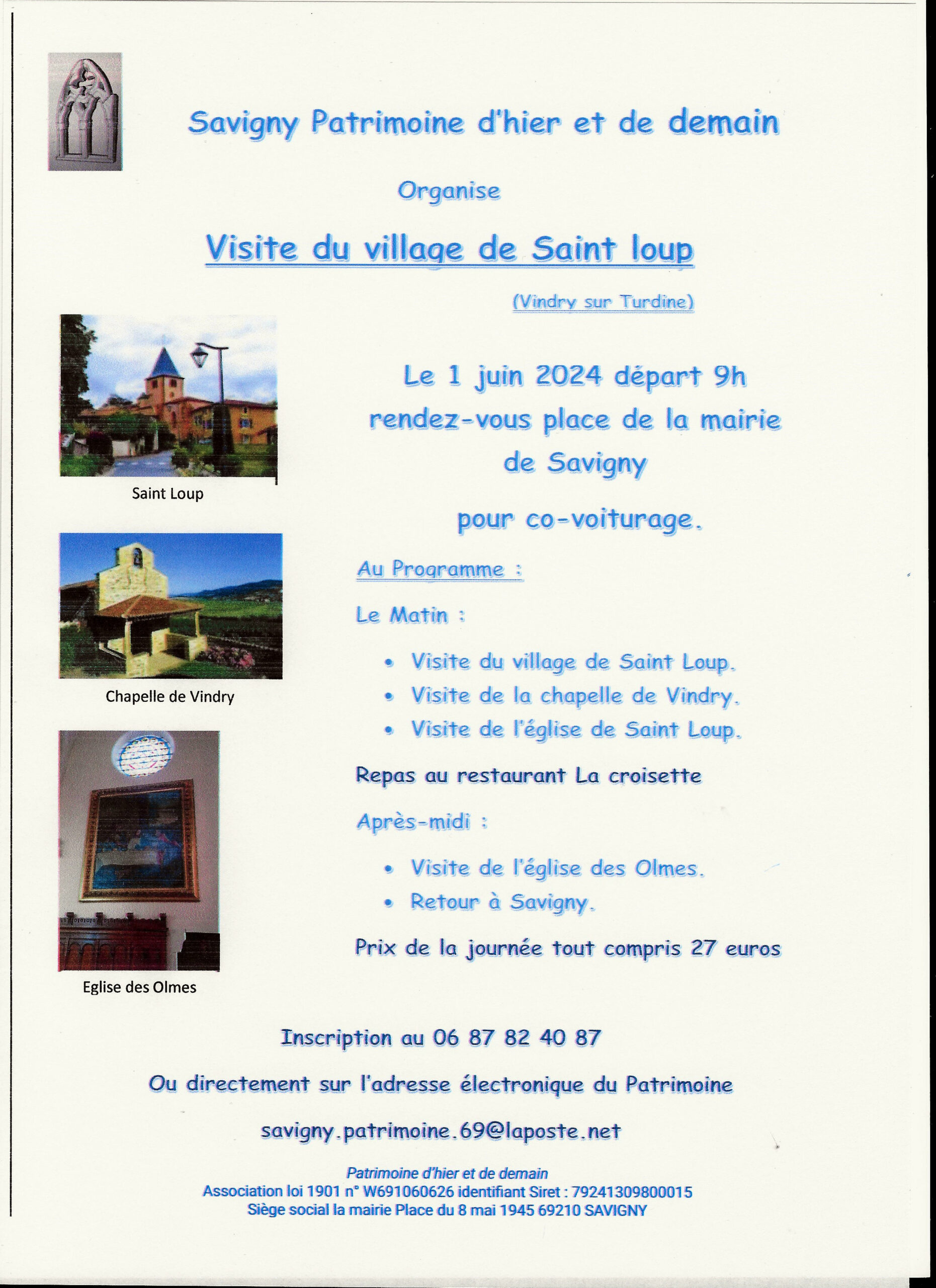 Visite de Saint Loup