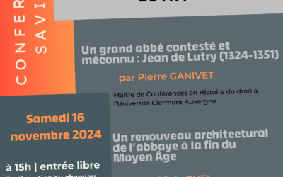 700ème anniversaire de l’abbatiat de Jean de Lutry