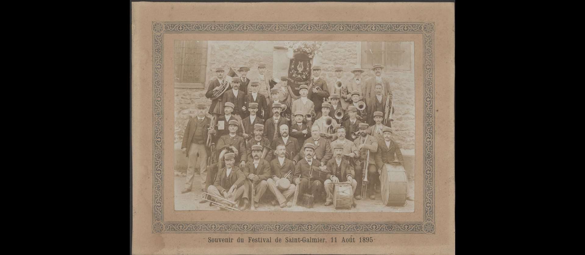 La fanfare de Savigny 1895