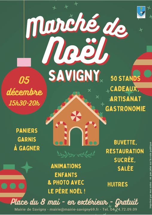 affiche Marché de Noël Savigny