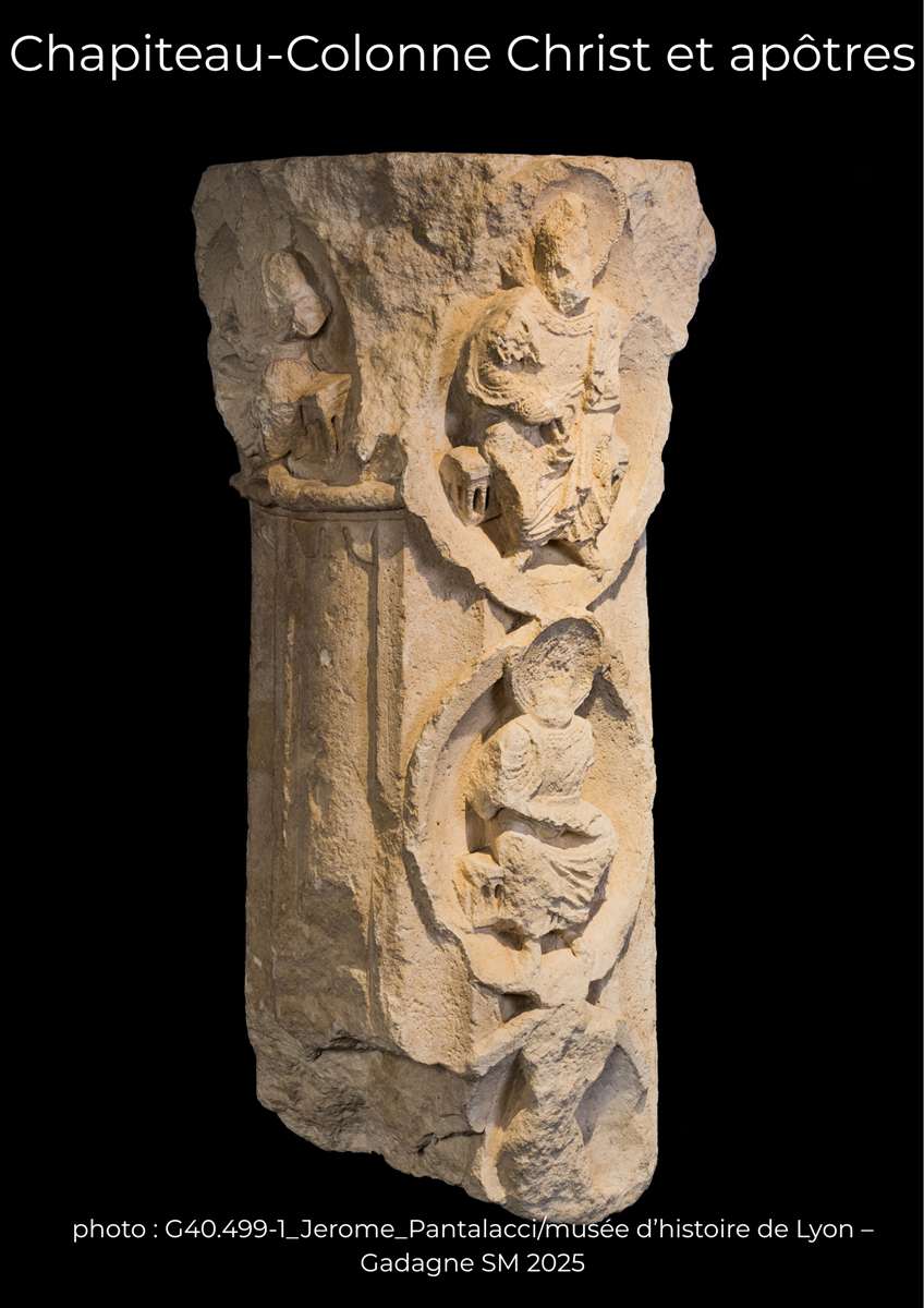 Chapiteau Colonne Christ et apôtres G40.499.1