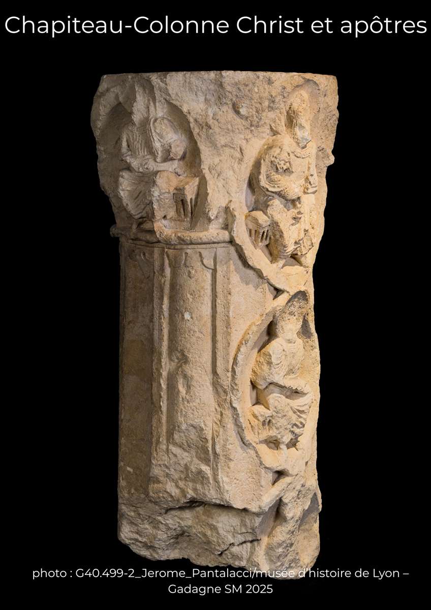 Chapiteau Colonne Christ et apôtres G40.499.2
