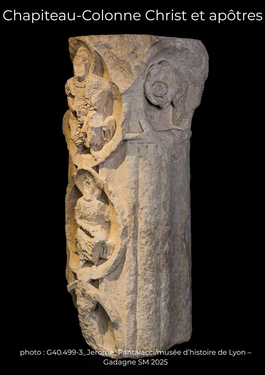 Chapiteau Colonne Christ et apôtres G40.499.3