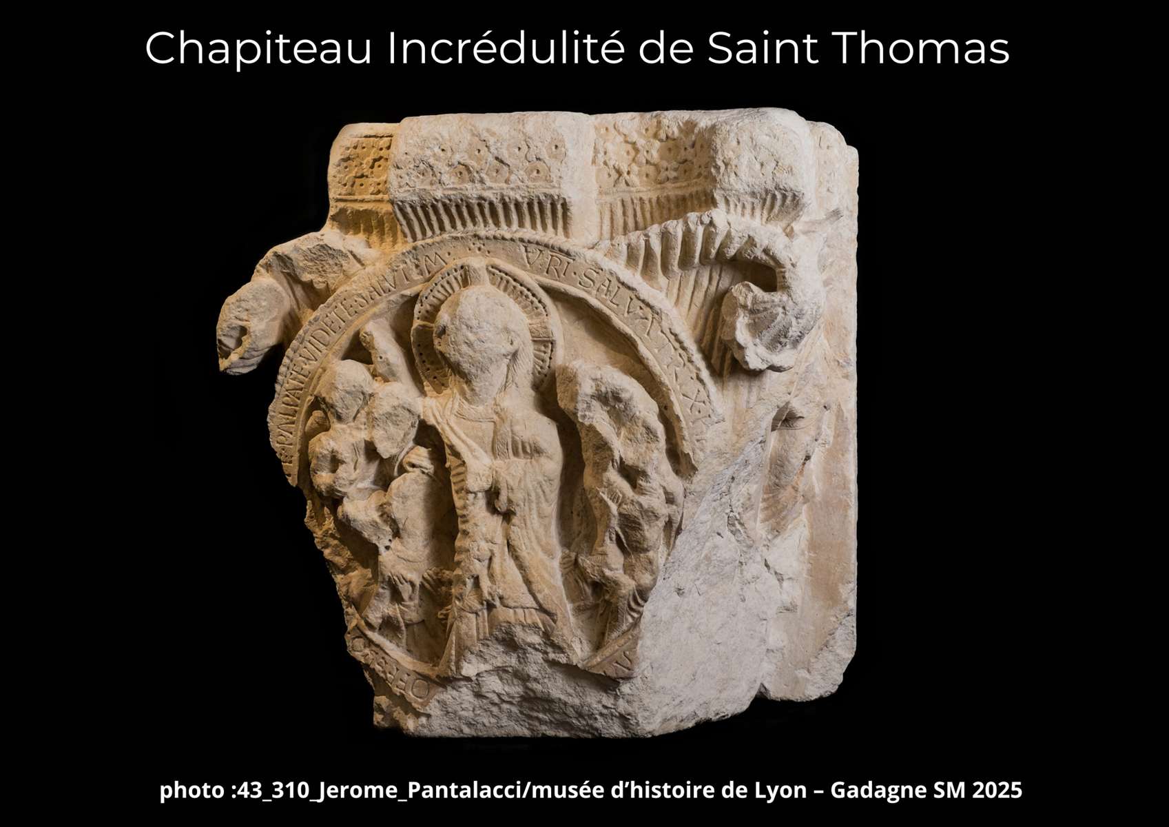 Chapiteau Incrédulité de Saint Thomas