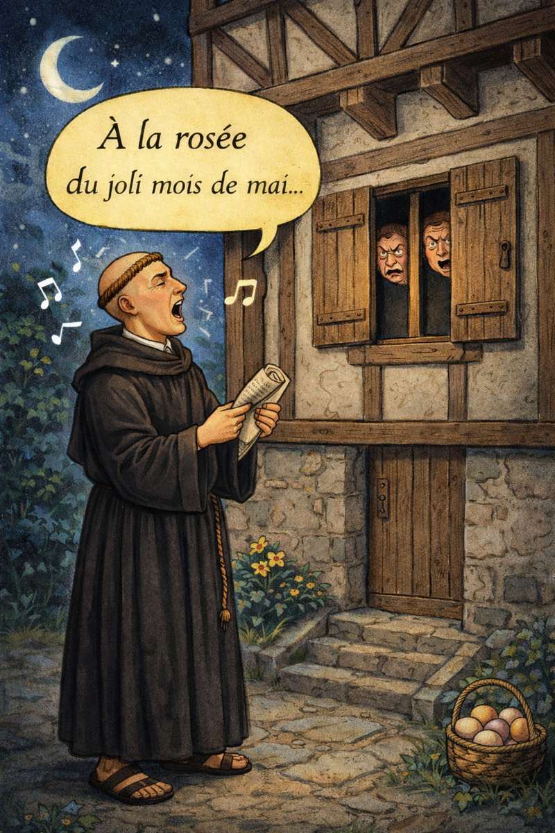 moine chantant le mai