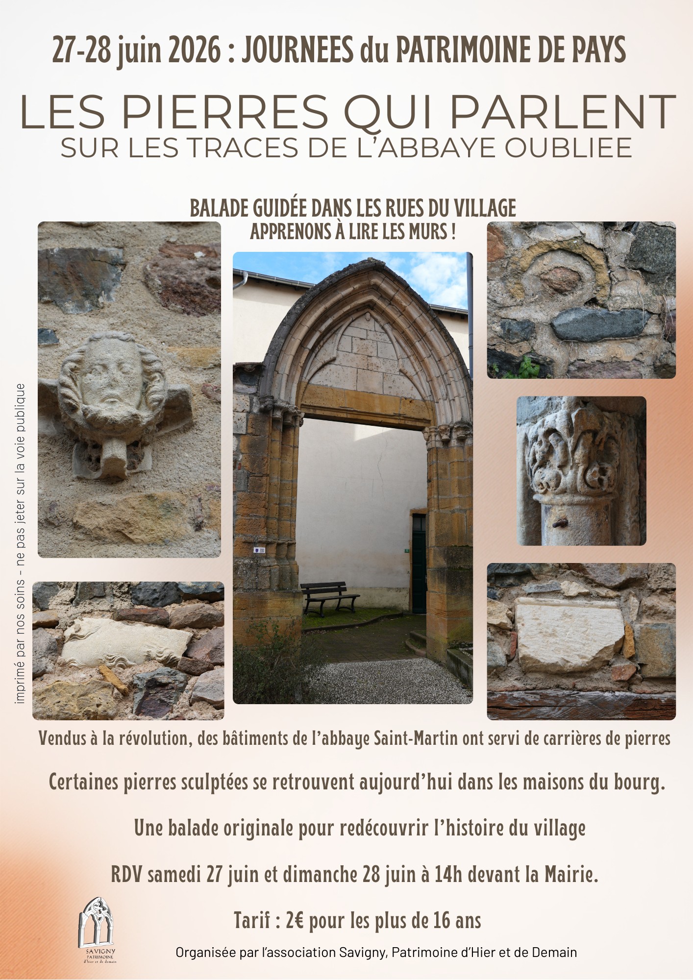 affiche journée patrimoine pays 2026
