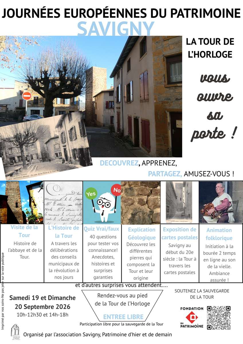 Affiche journée patrimoine 2026.1